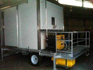 highlands trout portable trout stunner trailer