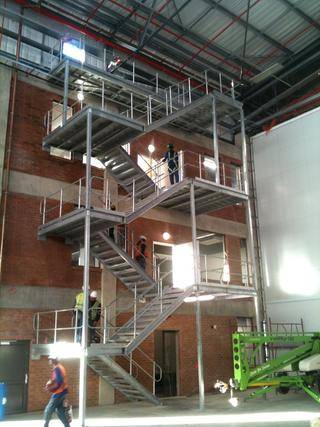 GALVANISED STAIRCASE