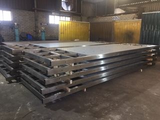 ﻿FLOOR SECTIONS READY FOR ASSEMBLY