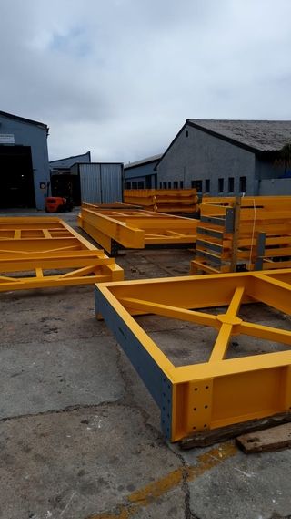 SKID SECTIONS READY FOR LOADING