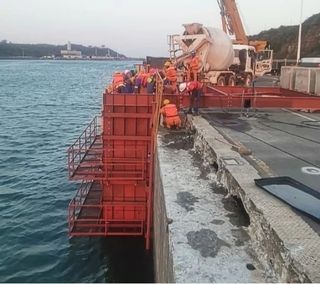 45 CUBE HARBOUR WALL CASTING MOULD